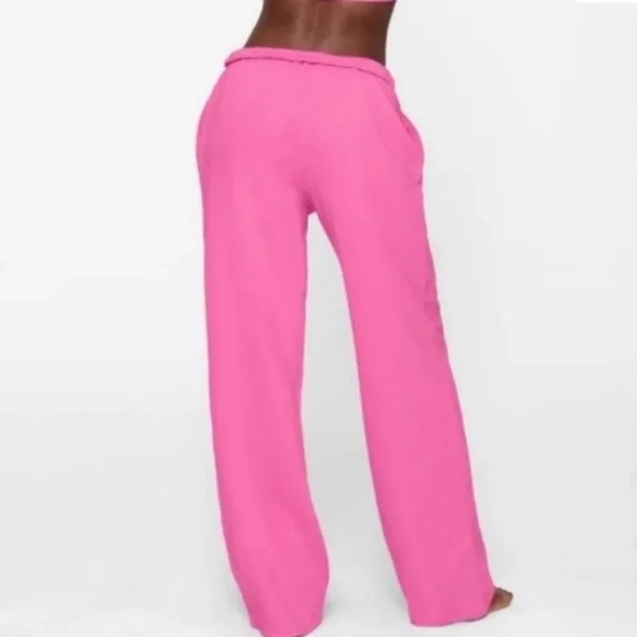 NWT! Skims Drapey French Terry Pant wide leg! Size sm - Picture 2 of 7